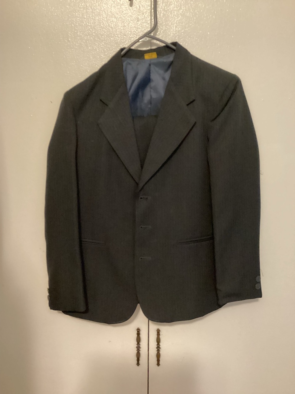 Navy Blue  Boys Tailored Blazer Jacket And Slacks size 12